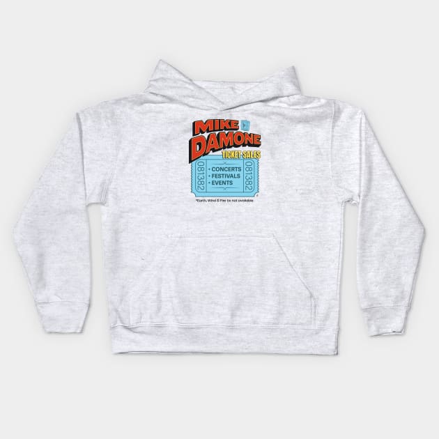 Damone Ticket Sales Kids Hoodie by CuriousCurios